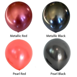 Μπαλόνια Pearl vs Metallic Latex