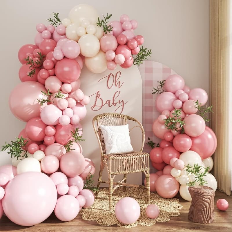 Dusty Pink Balloon Garland Kit