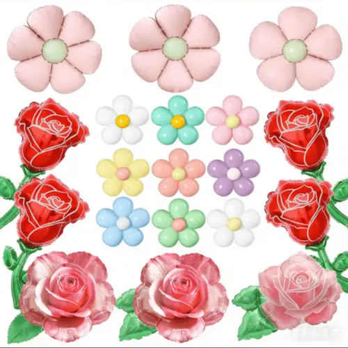 Μπαλόνια με φύλλο λουλουδιών