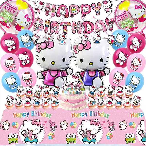 Hello Kitty με θέμα το μπαλόνι αλουμινίου