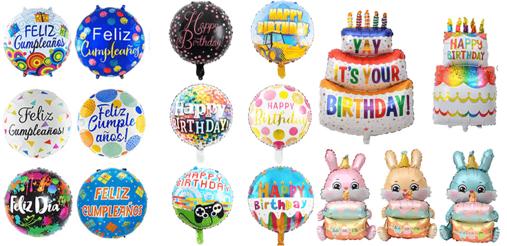 Happy Birthday Party Foil Balloons Happy Birthday Party Foil Balloons