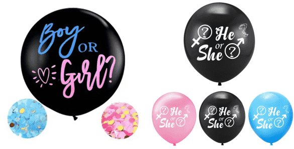 Gender Reveals Latex Balloon