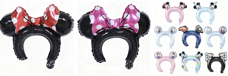Cartoon Foil Balloon Headbands