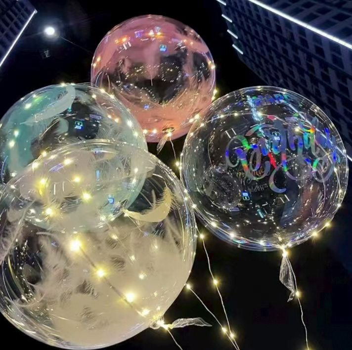 LED φτερό μπαλόνια bobo