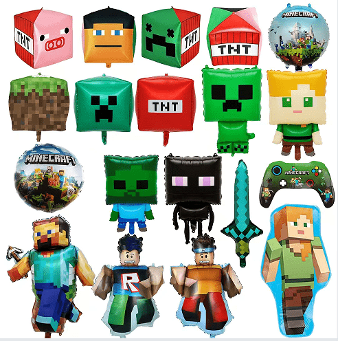 Minecraft Party Balloons