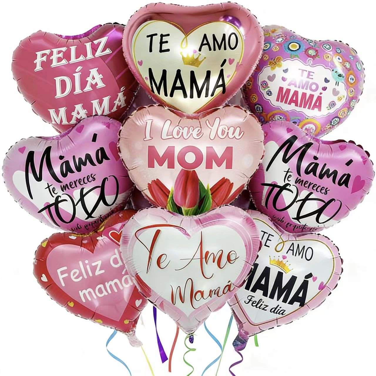 Μπαλόνια αλουμινόχαρτου για τη γιορτή της μητέρας